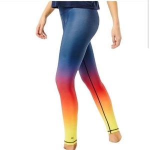 Splits59 rainbow ombré yoga leggings pants